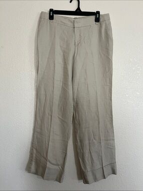 Coldwater Creek 100% linen pants. 
8P